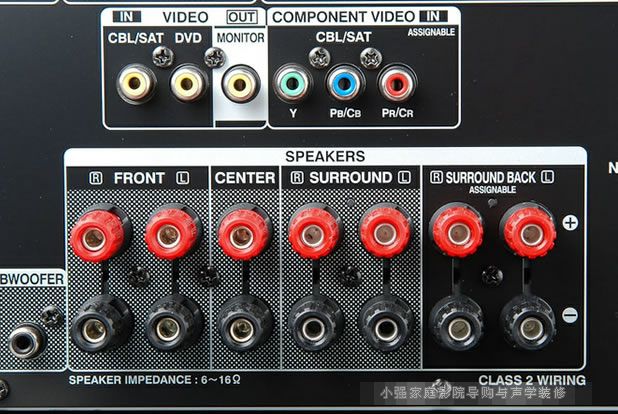 AVR2113功放接线端子