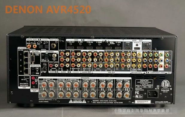 DENON AVR4520后面板