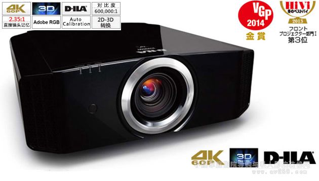 JVC电影投影机DLA-XC5880RB 3D高清4K投影机