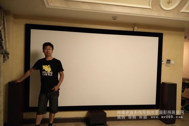 阿强在家庭影院现场