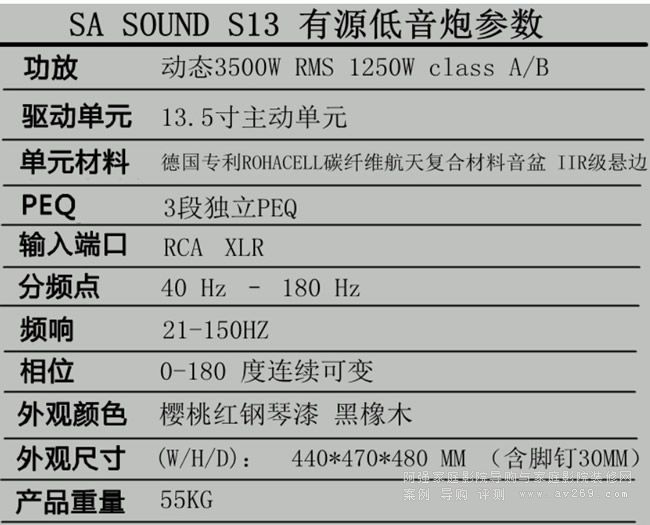SA Sound S13 Դ