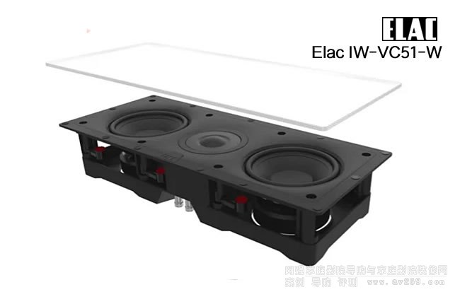 Elac IW-VC51-W ˫5.25Ӣ緽Ƕ