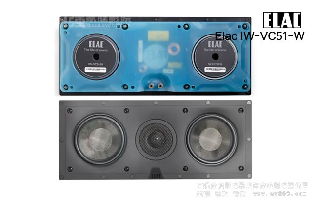 Elac IW-VC51-W ˫5.25Ӣ緽Ƕ 