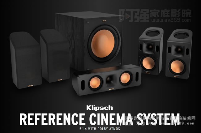 KLIPSCH REFERENCE CINEMA SYSTEM 5.1.4 WITH DOLBY ATMOS