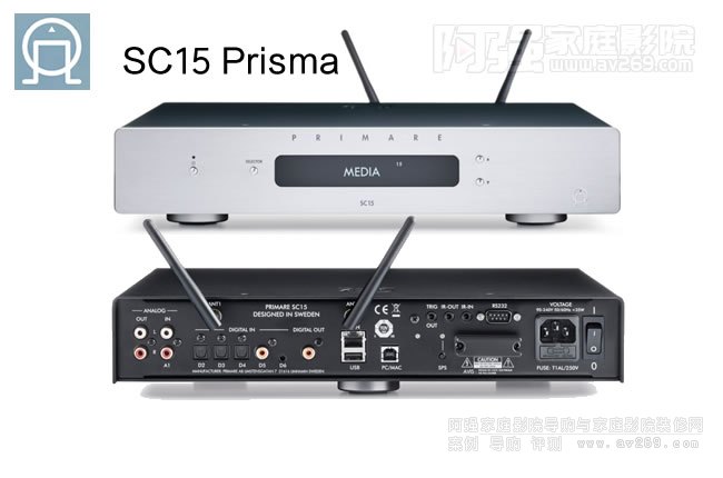 翩美Primare SC15 Prisma 媒体流前级放大器介绍