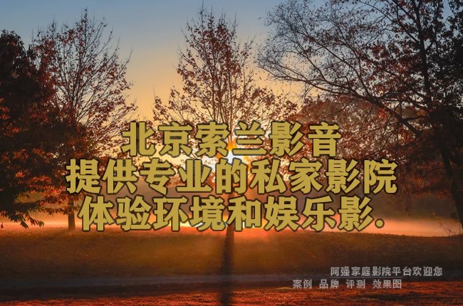 北京索兰影音提供专业的私家影院体验环境和娱乐影音设计